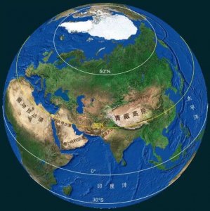 ​外兴安岭立体地形图