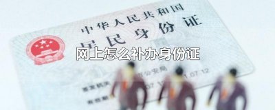 网上怎么补办身份证