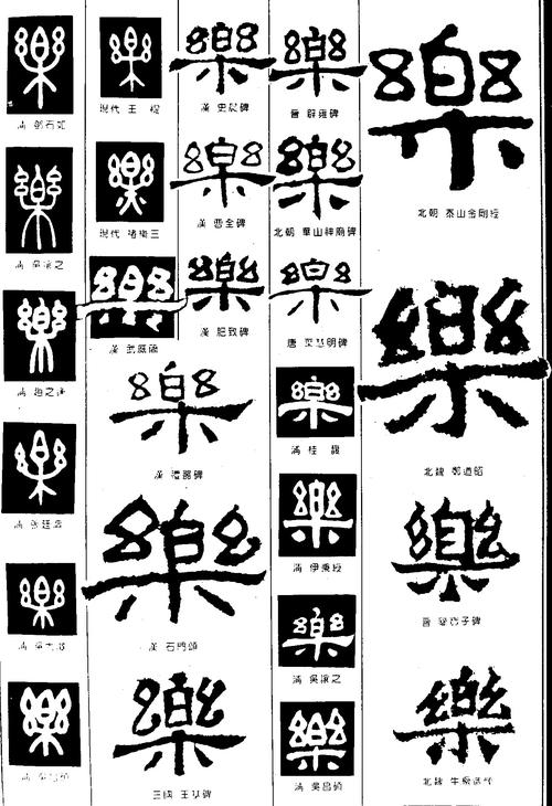 乐字的繁体字怎么写