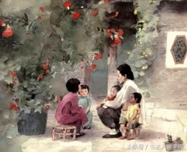 ​色彩高雅，笔法洒脱，关维兴12幅风土人情水彩画欣赏