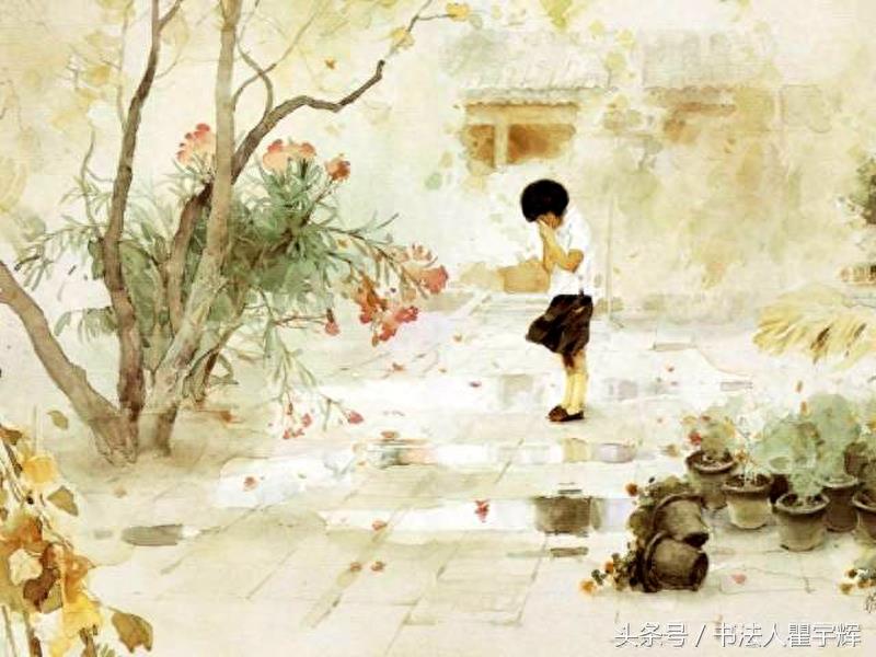 色彩高雅，笔法洒脱，关维兴12幅风土人情水彩画欣赏