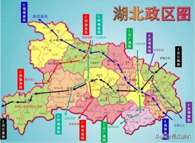 ​一图搞清楚湖北时速350公里高铁线路到底长啥样