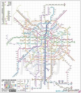 ​激动的心—预计西部成都地铁第五期获批后的线路图！！