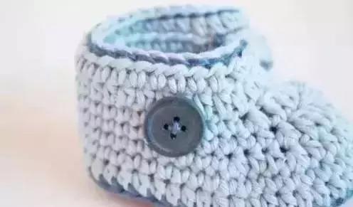 0-1岁婴儿鞋钩编织教程(谁家媳妇这么厉害)(11)