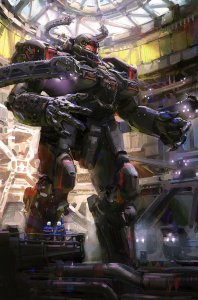 ​一组质量很高的机械机甲插画作品欣赏！浓浓科幻风画技相当棒！