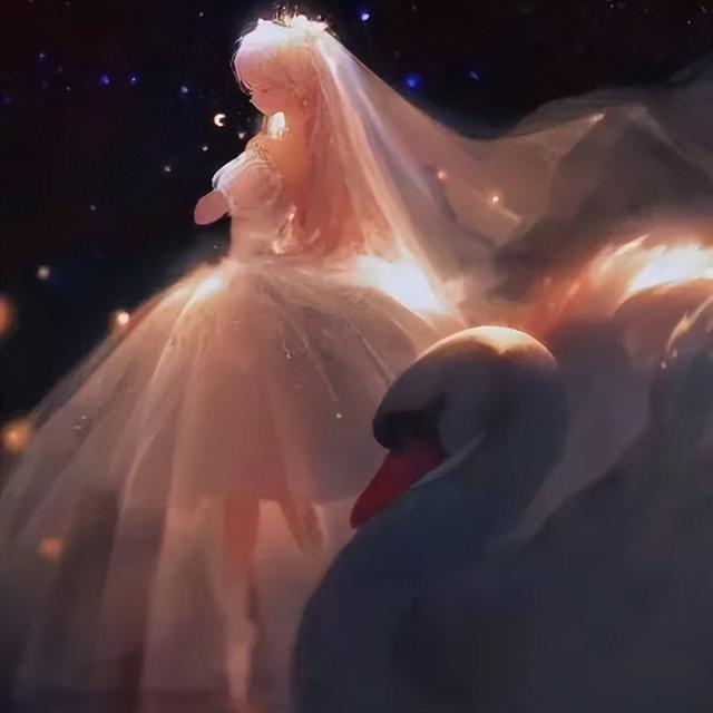 男女侧脸动漫头像(头像坠入星河的温柔动漫男女头像)(17)