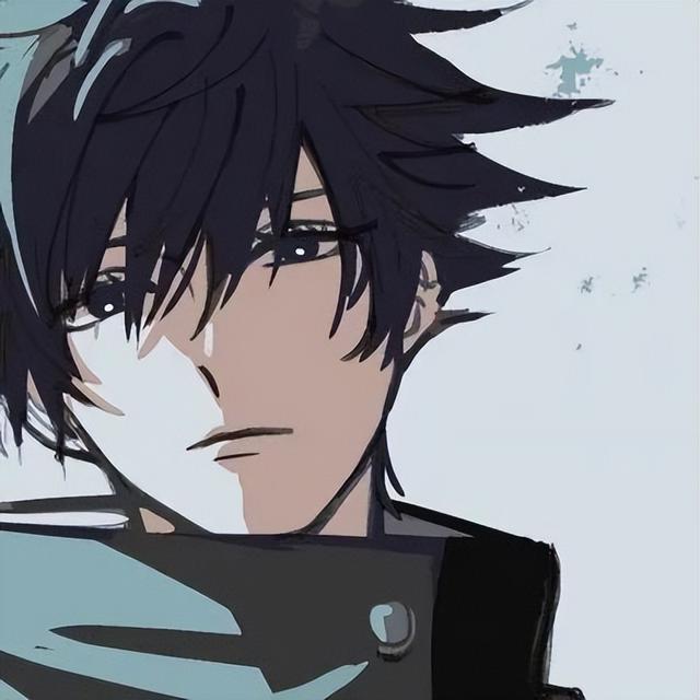 男女侧脸动漫头像(头像坠入星河的温柔动漫男女头像)(26)