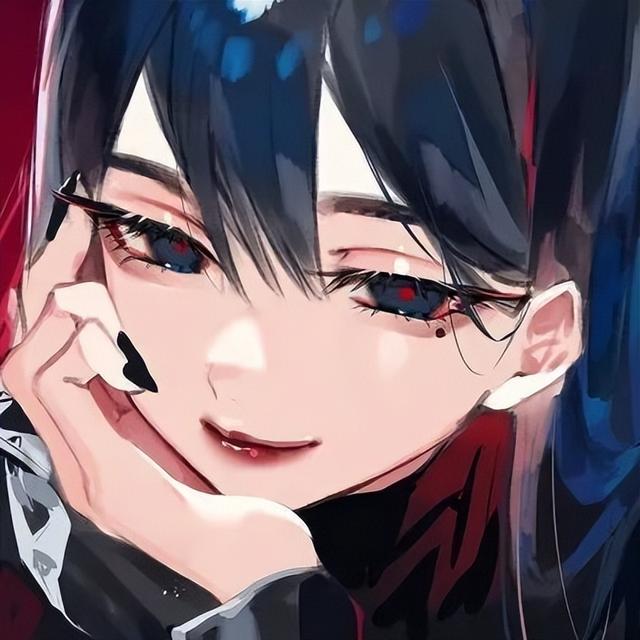 男女侧脸动漫头像(头像坠入星河的温柔动漫男女头像)(22)