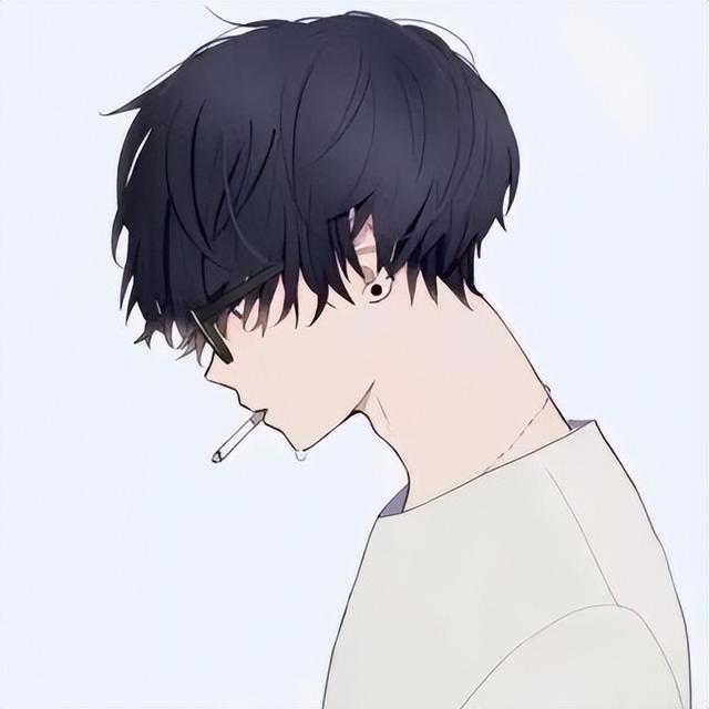 男女侧脸动漫头像(头像坠入星河的温柔动漫男女头像)(24)