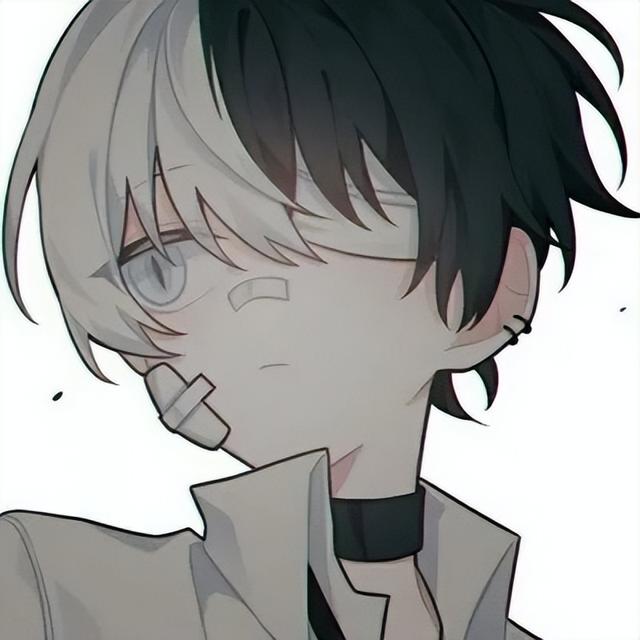 男女侧脸动漫头像(头像坠入星河的温柔动漫男女头像)(23)