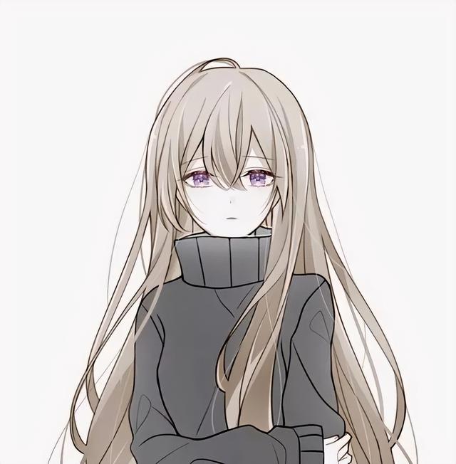 男女侧脸动漫头像(头像坠入星河的温柔动漫男女头像)(2)