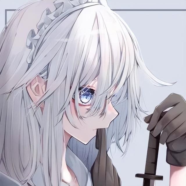 男女侧脸动漫头像(头像坠入星河的温柔动漫男女头像)(9)