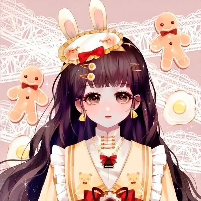 男女侧脸动漫头像(头像坠入星河的温柔动漫男女头像)(13)