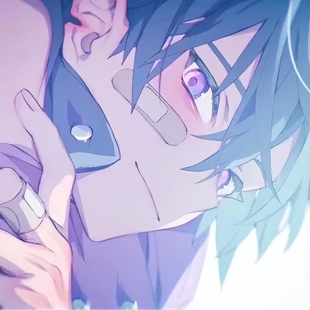 男女侧脸动漫头像(头像坠入星河的温柔动漫男女头像)(27)