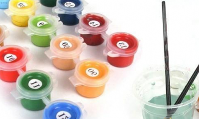 ​干了的油画颜料怎么洗,diy数字油画颜料干成块了怎么办