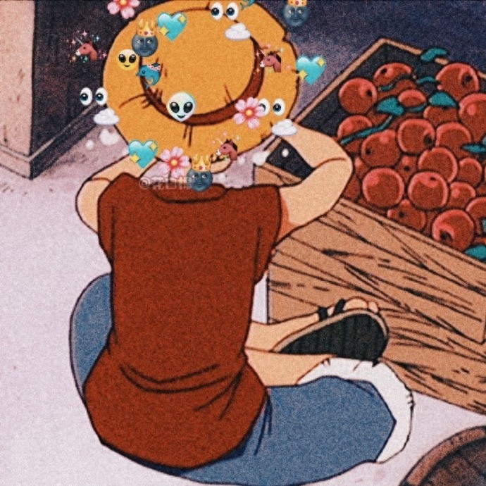 海贼王路飞头像 超级吃货 呆萌可爱男生头像