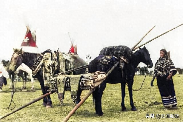 一百多年前的印第安人照片：曾经美洲的主人，图8是印第安女孩