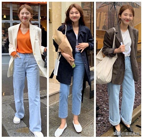 春天就要这么穿，27套舒适显气质的春日休闲穿搭，简单精致少女感