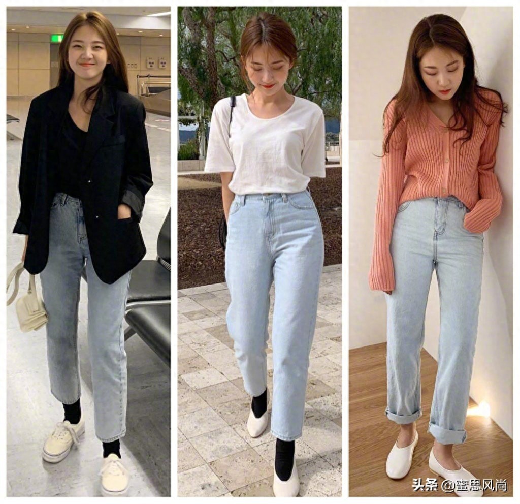 春天就要这么穿，27套舒适显气质的春日休闲穿搭，简单精致少女感