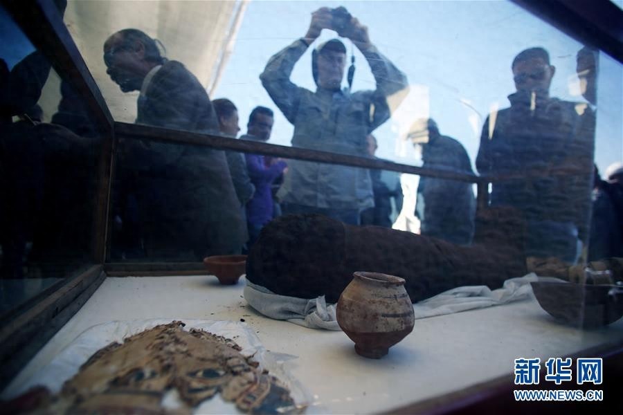 埃及考古发现40多具保存良好的木乃伊