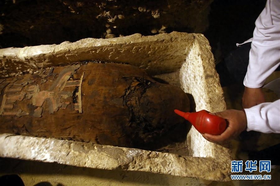 埃及考古发现40多具保存良好的木乃伊