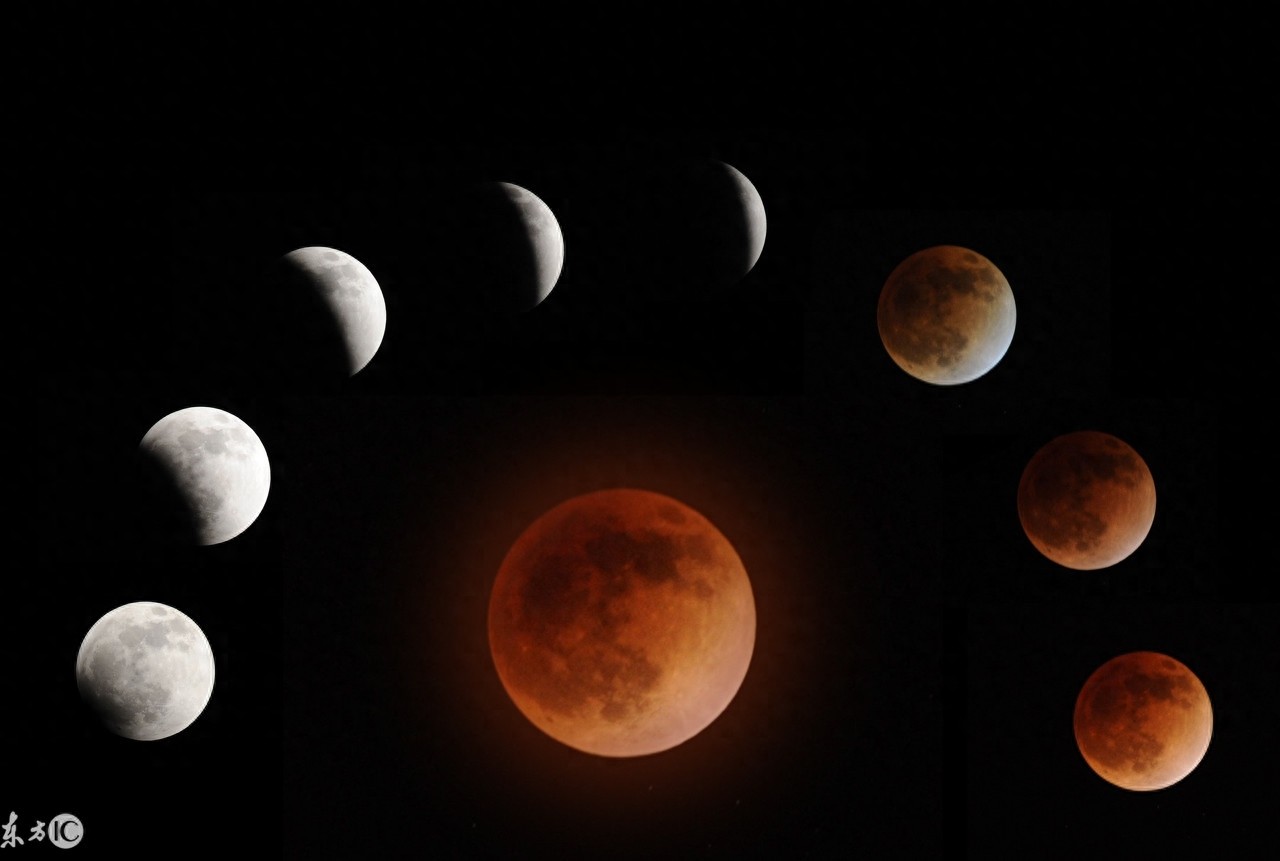 镜头下记录，哪些神奇的天文现象，月亮被一点点的“吃掉”