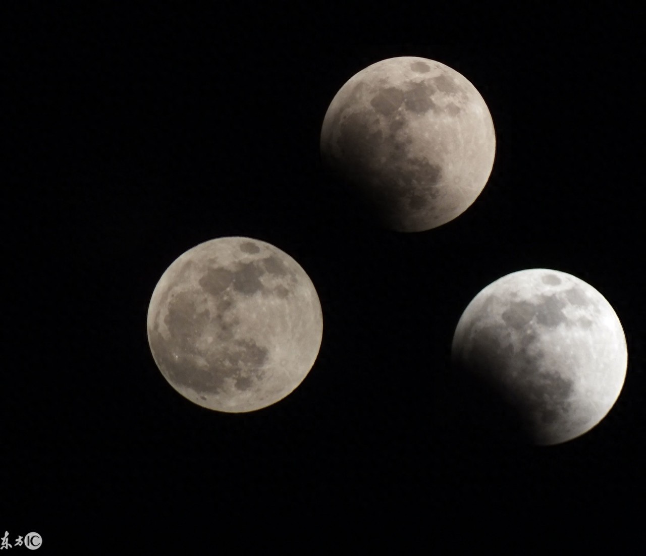 镜头下记录，哪些神奇的天文现象，月亮被一点点的“吃掉”