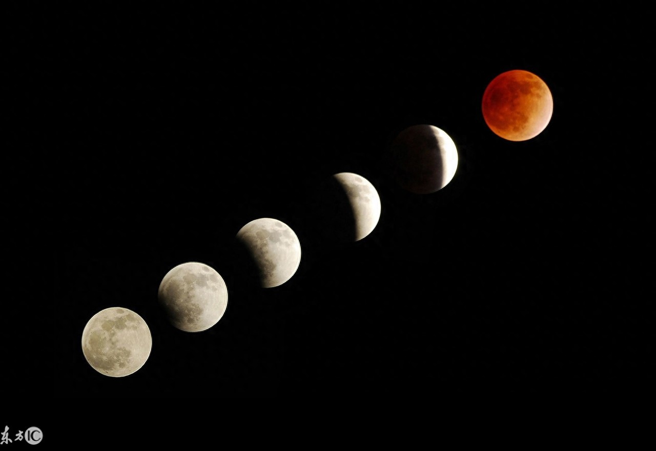 镜头下记录，哪些神奇的天文现象，月亮被一点点的“吃掉”